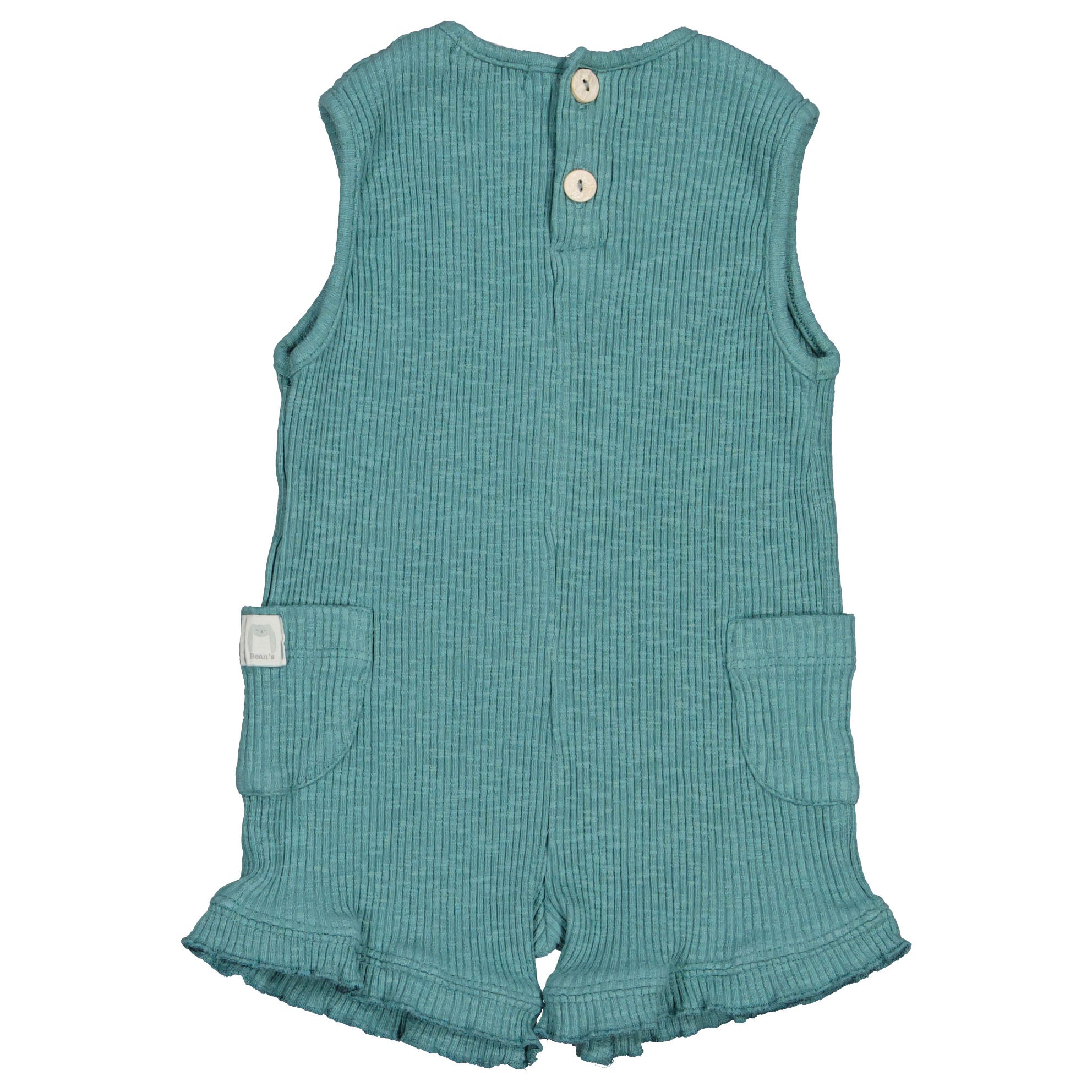 ribbed playsuit Seagreen