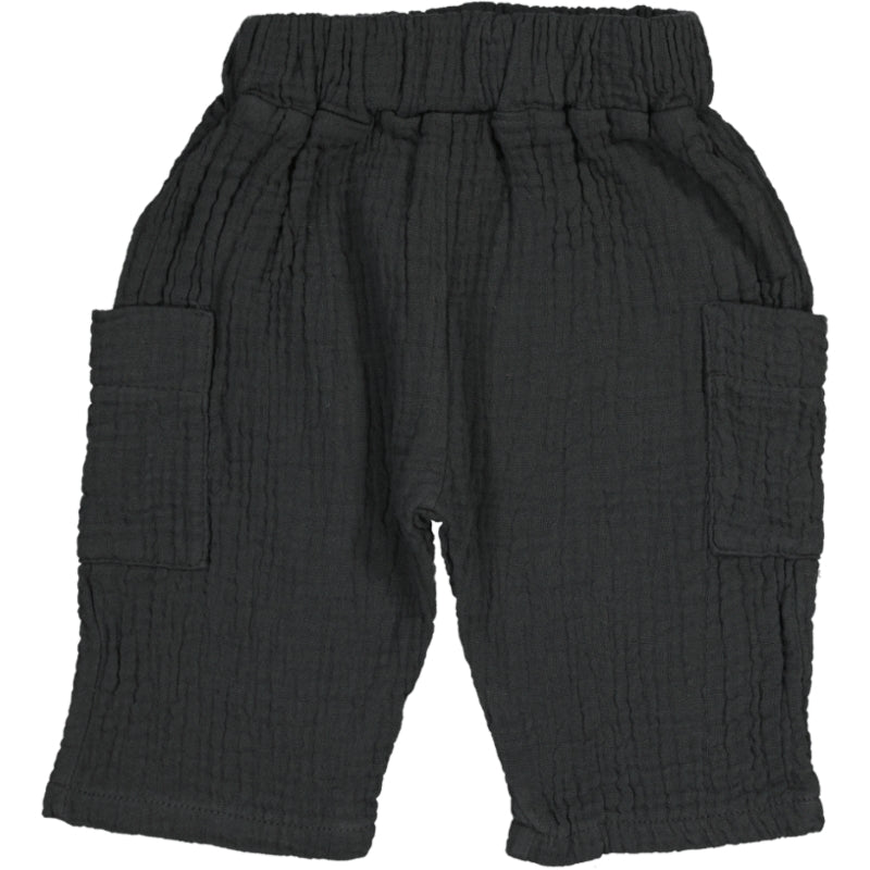 DIVER-Muslin pocket Trousers Anthracite
