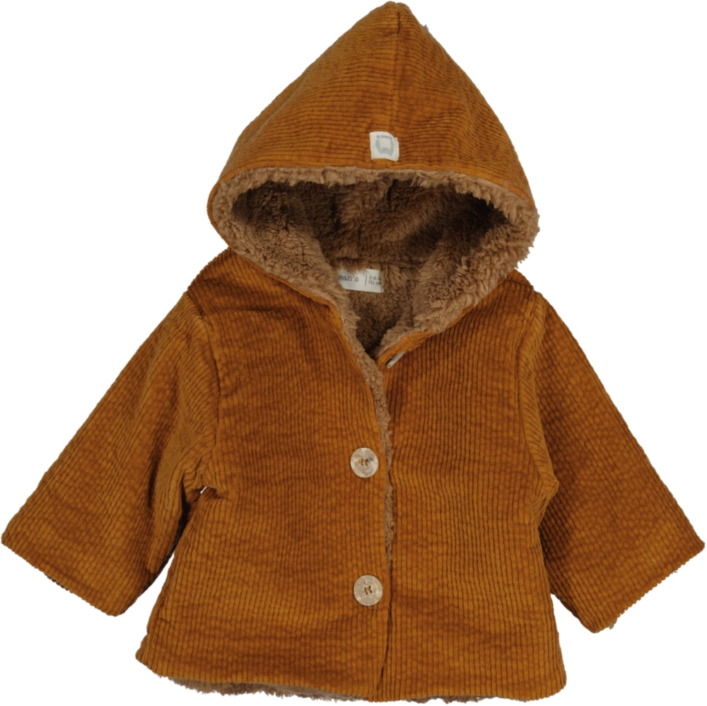 RADISH-Corduroy Coat Caramel