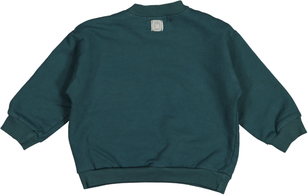 SNAIL- Sweatshirt Fox green