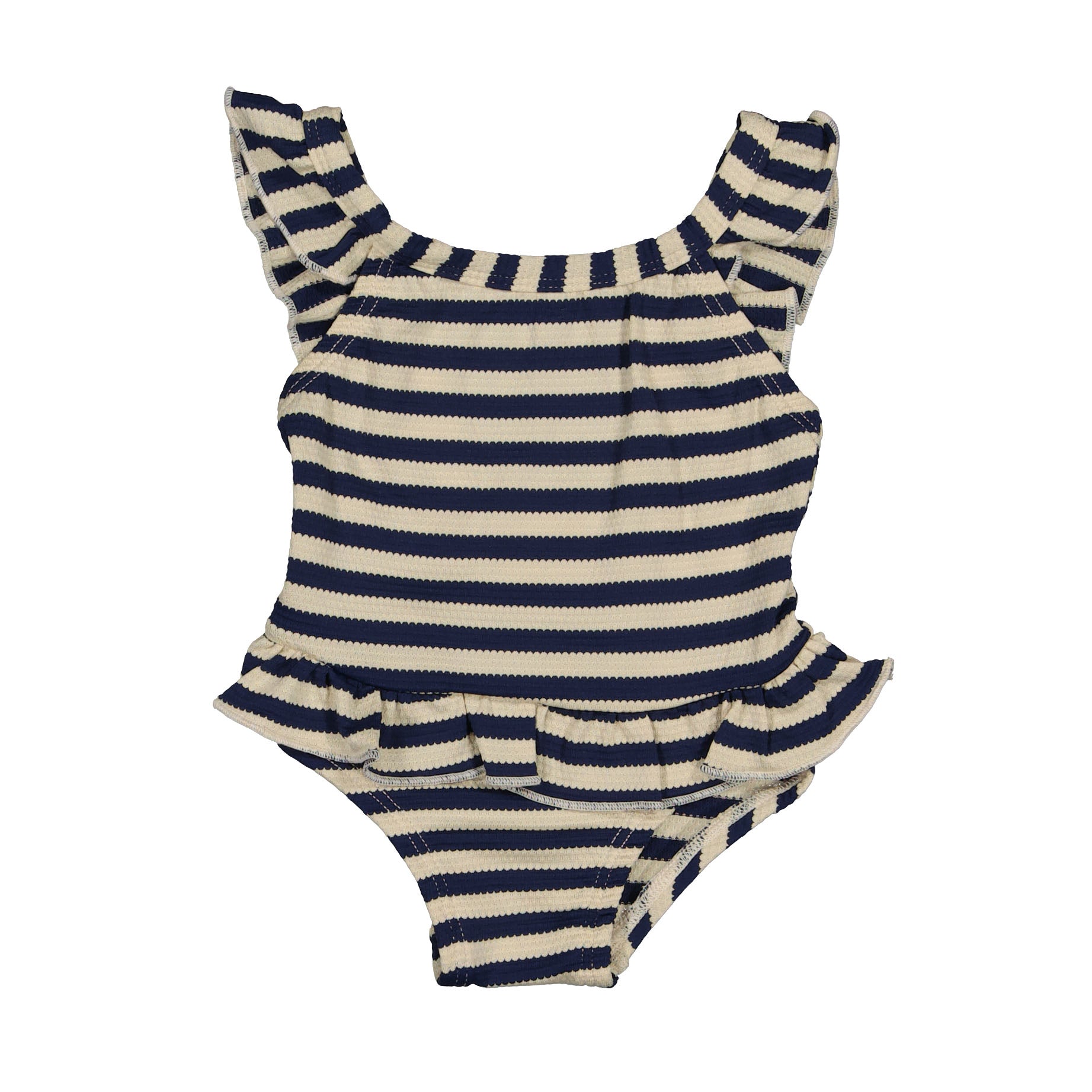 Striped Swimsuit Blue