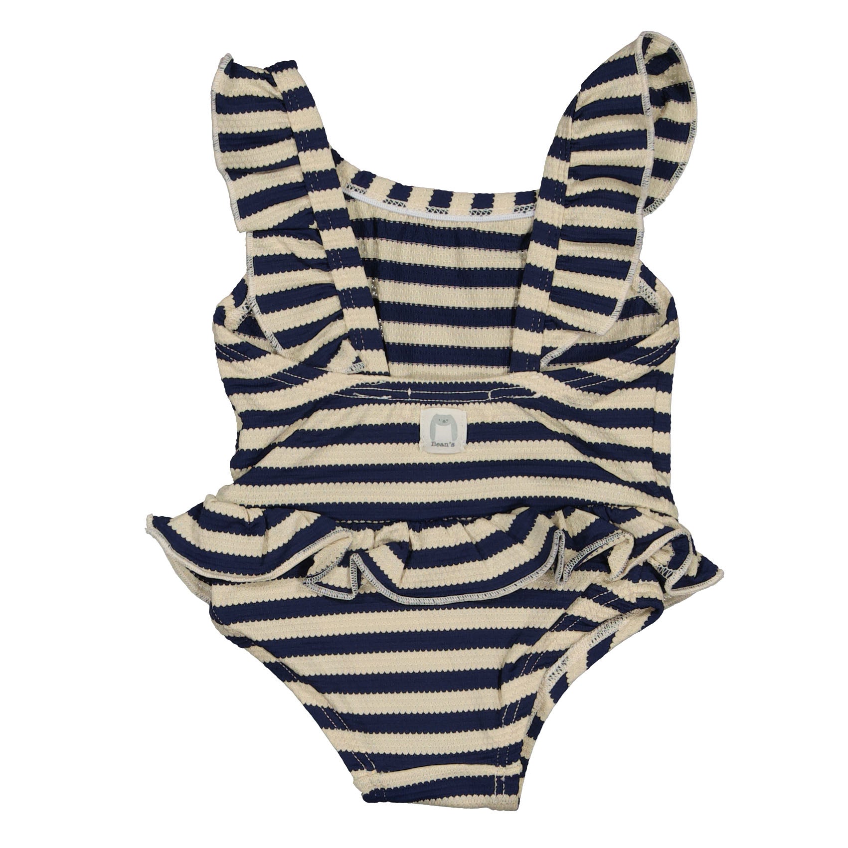 Striped Swimsuit Blue