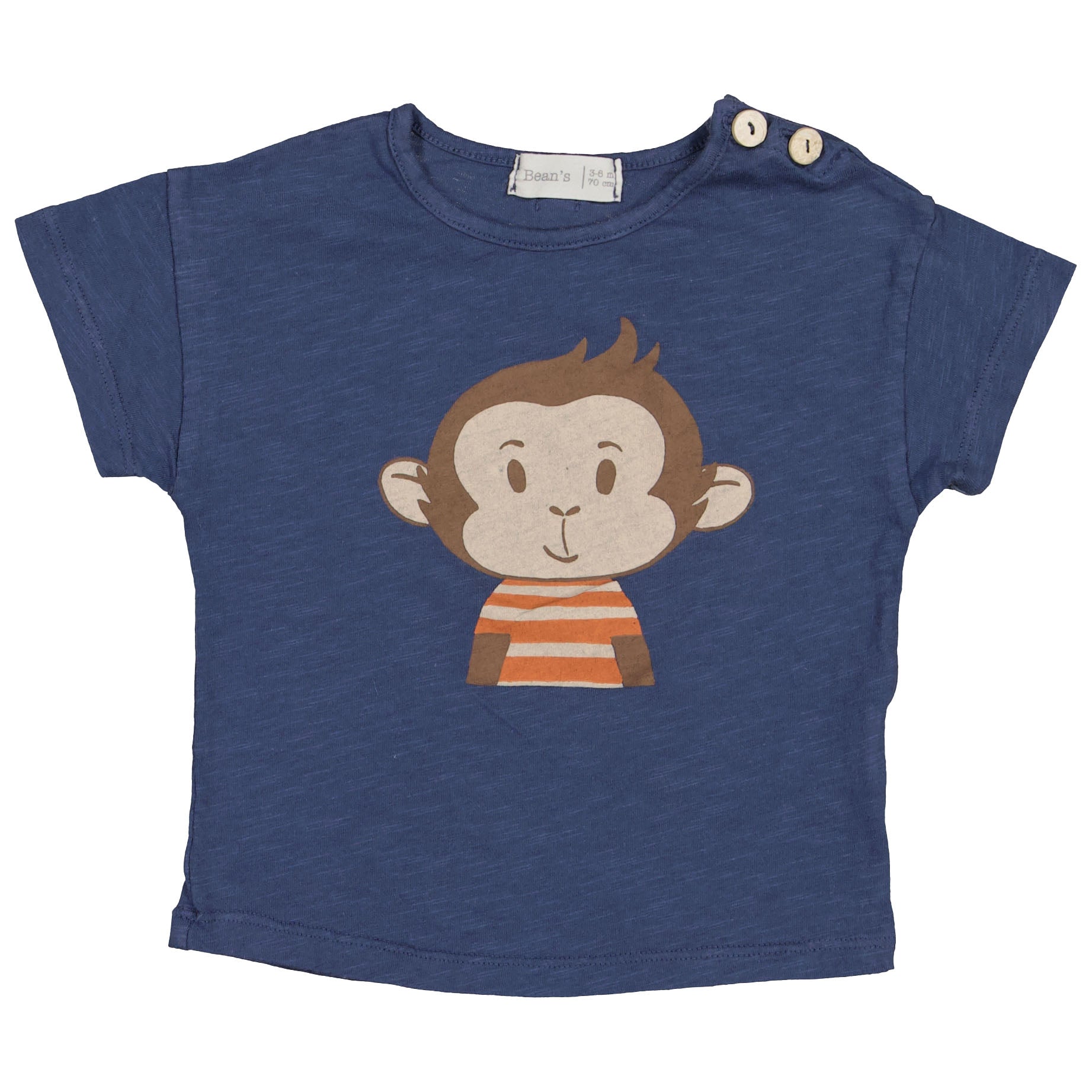 Monkey T-shirt Blue