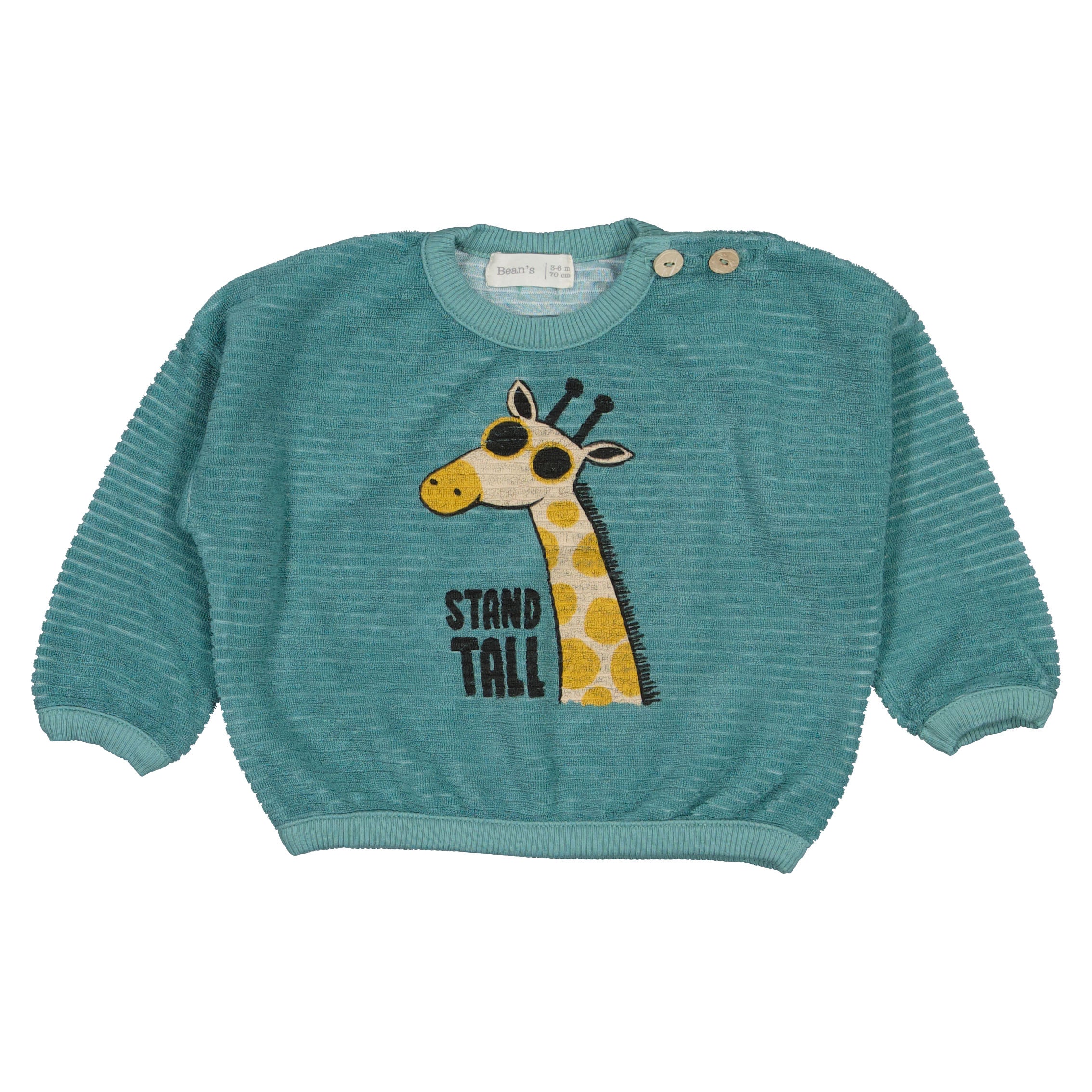 Giraffe sweatshirt Seagreen