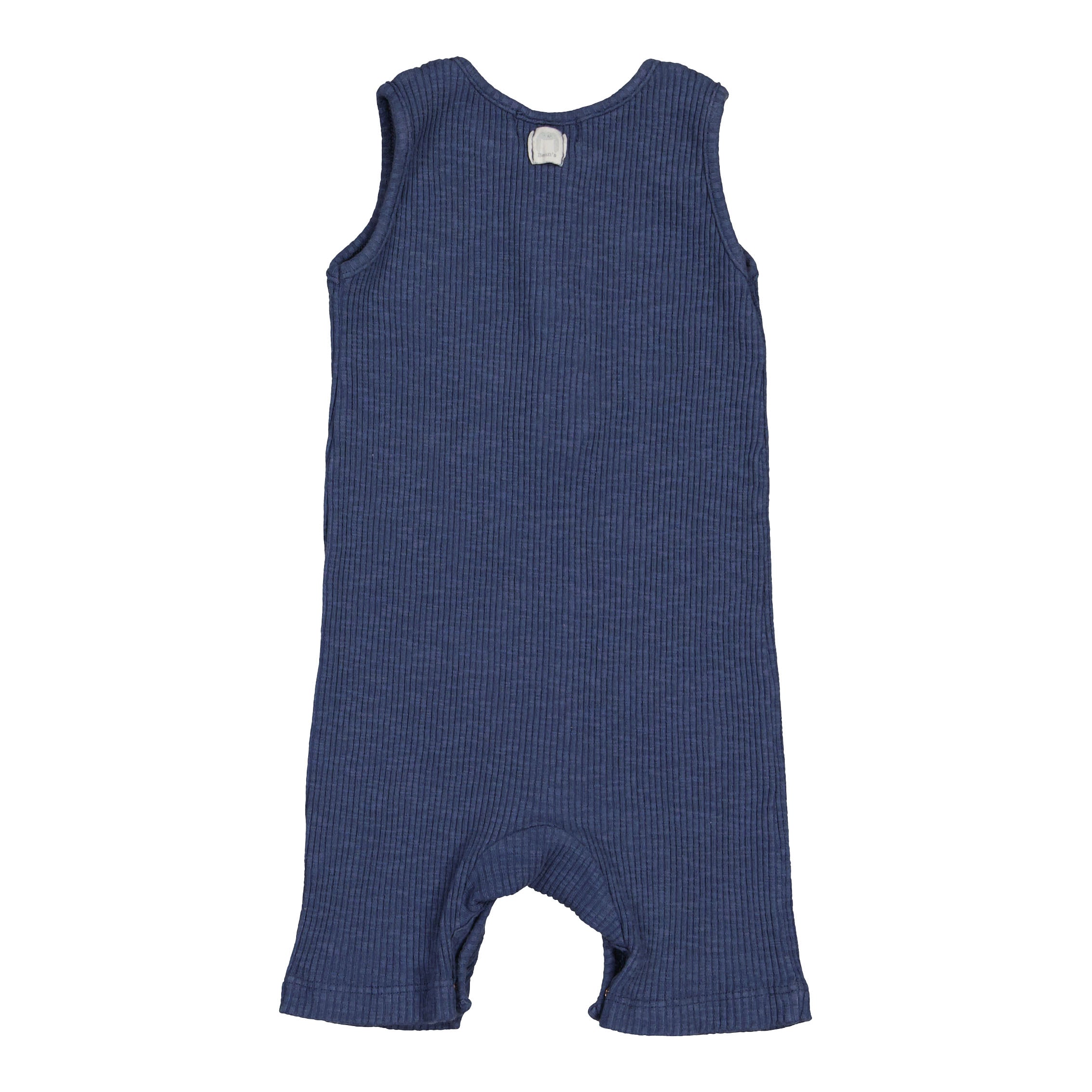 Ribbed playsuit Blue