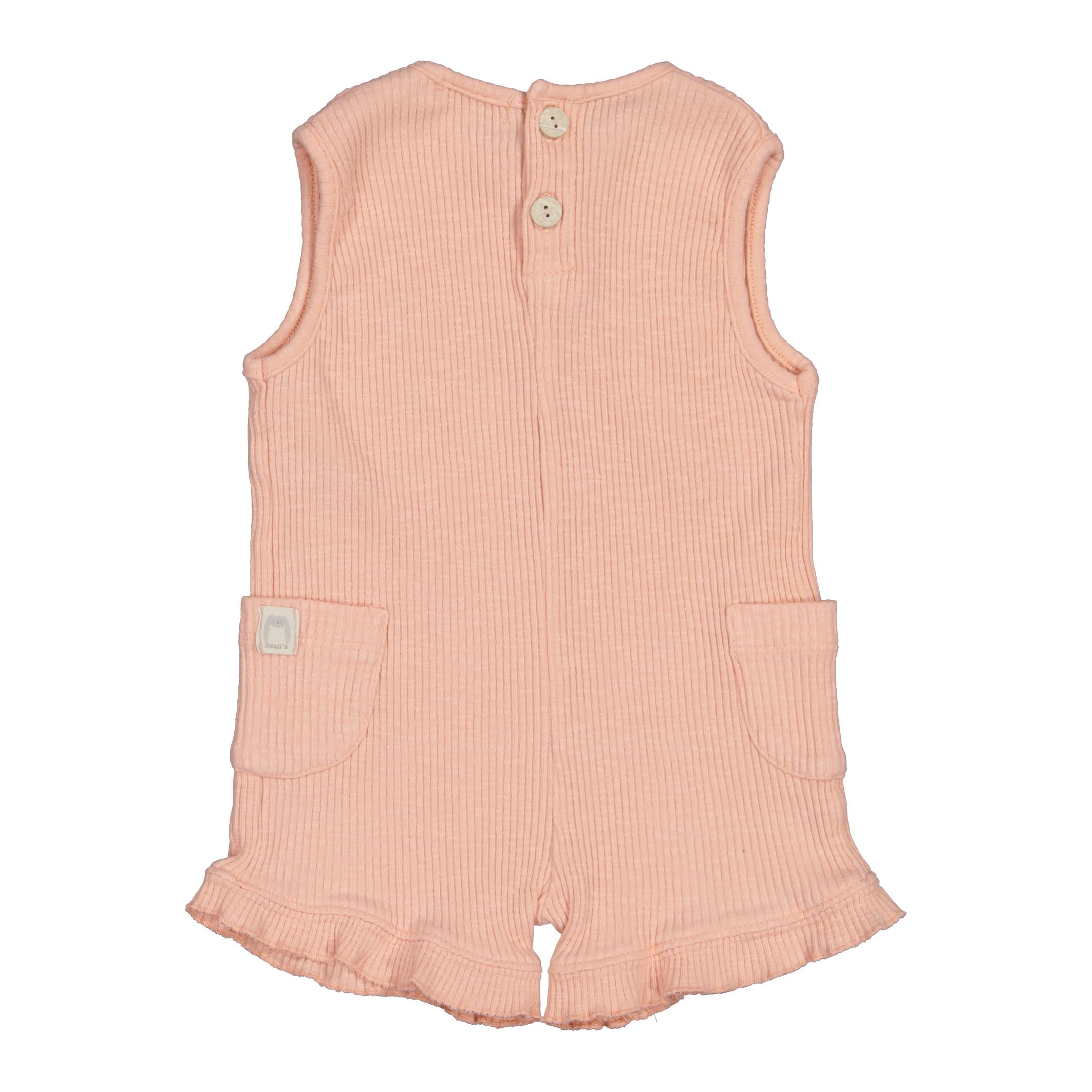 ribbed playsuit Pink