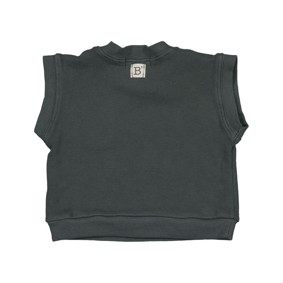 BRUNO-Knited Jersey Vest Charcoal