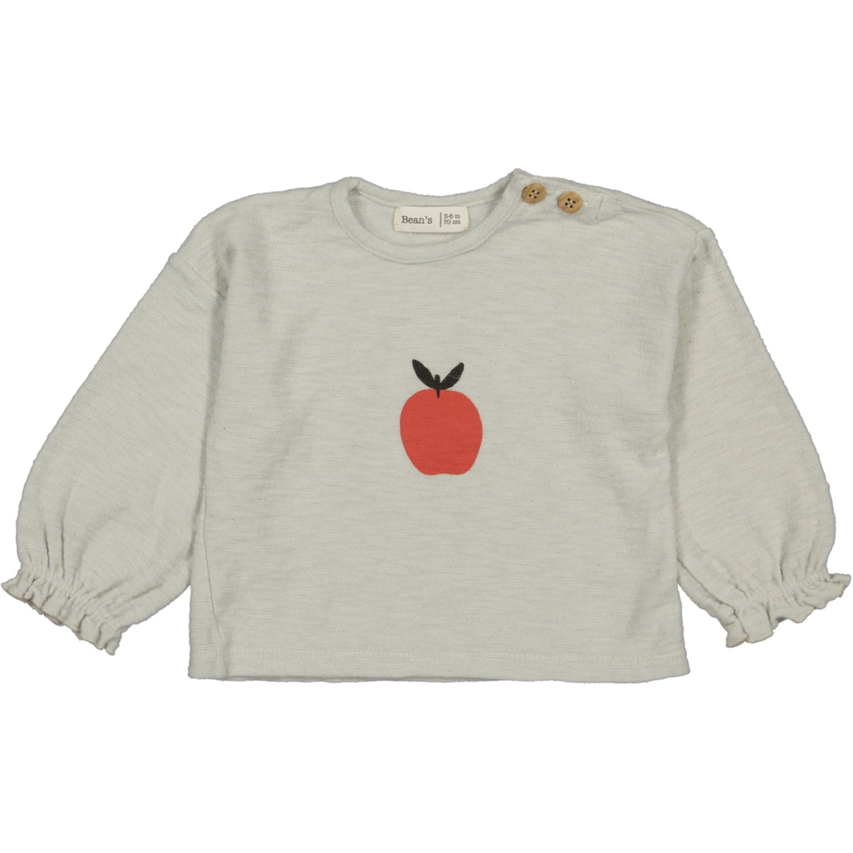 MATEO- Apple Slub cotton jersey T-shirt Ice