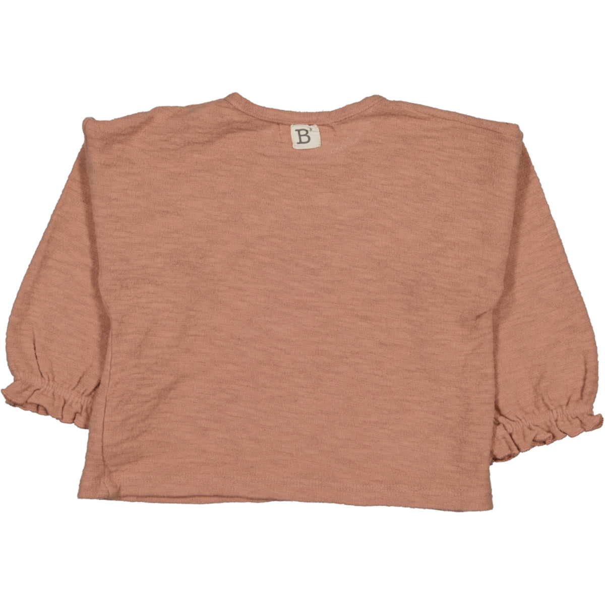 MATEO- Apple Slub cotton jersey T-shirt Old Pink