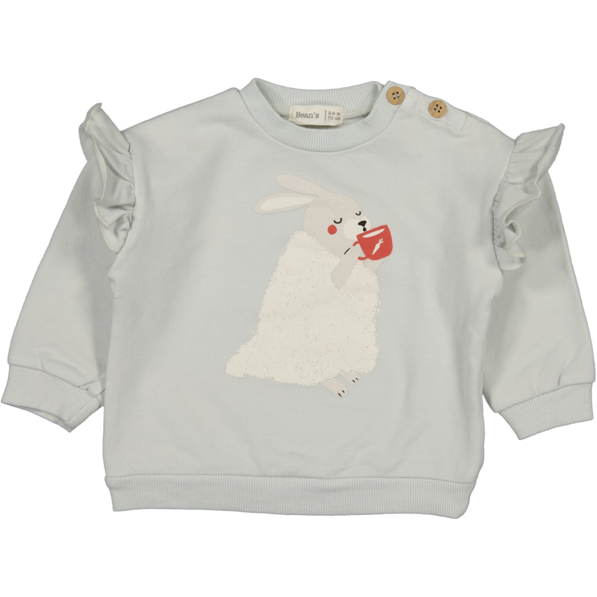 OLIVIA- Frilly sweatshirt Print