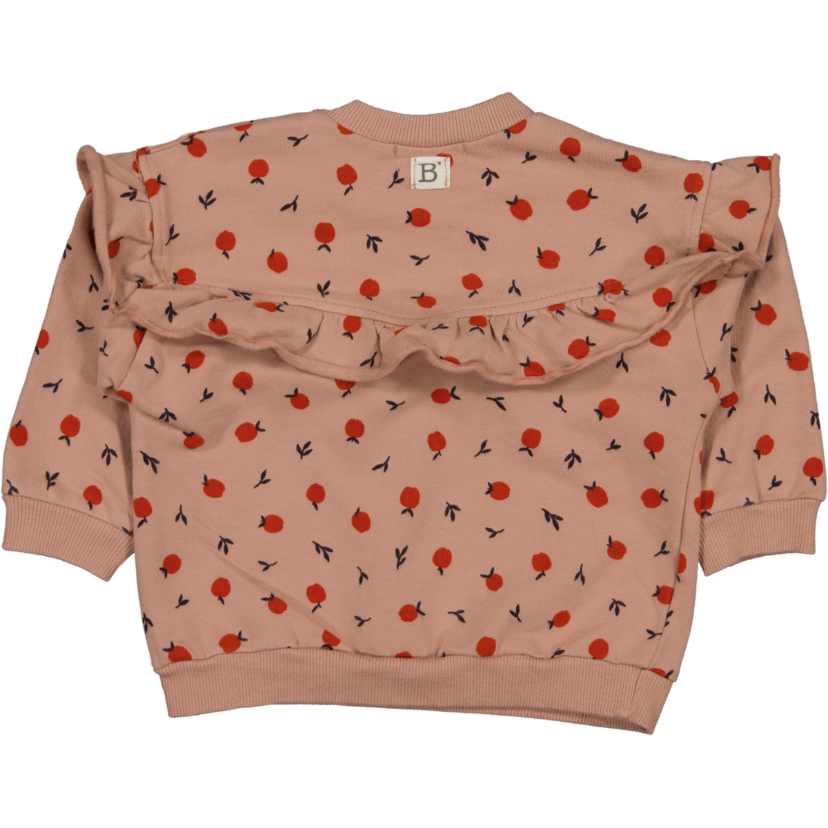 VEGA-Printed Frilly sweatshirt