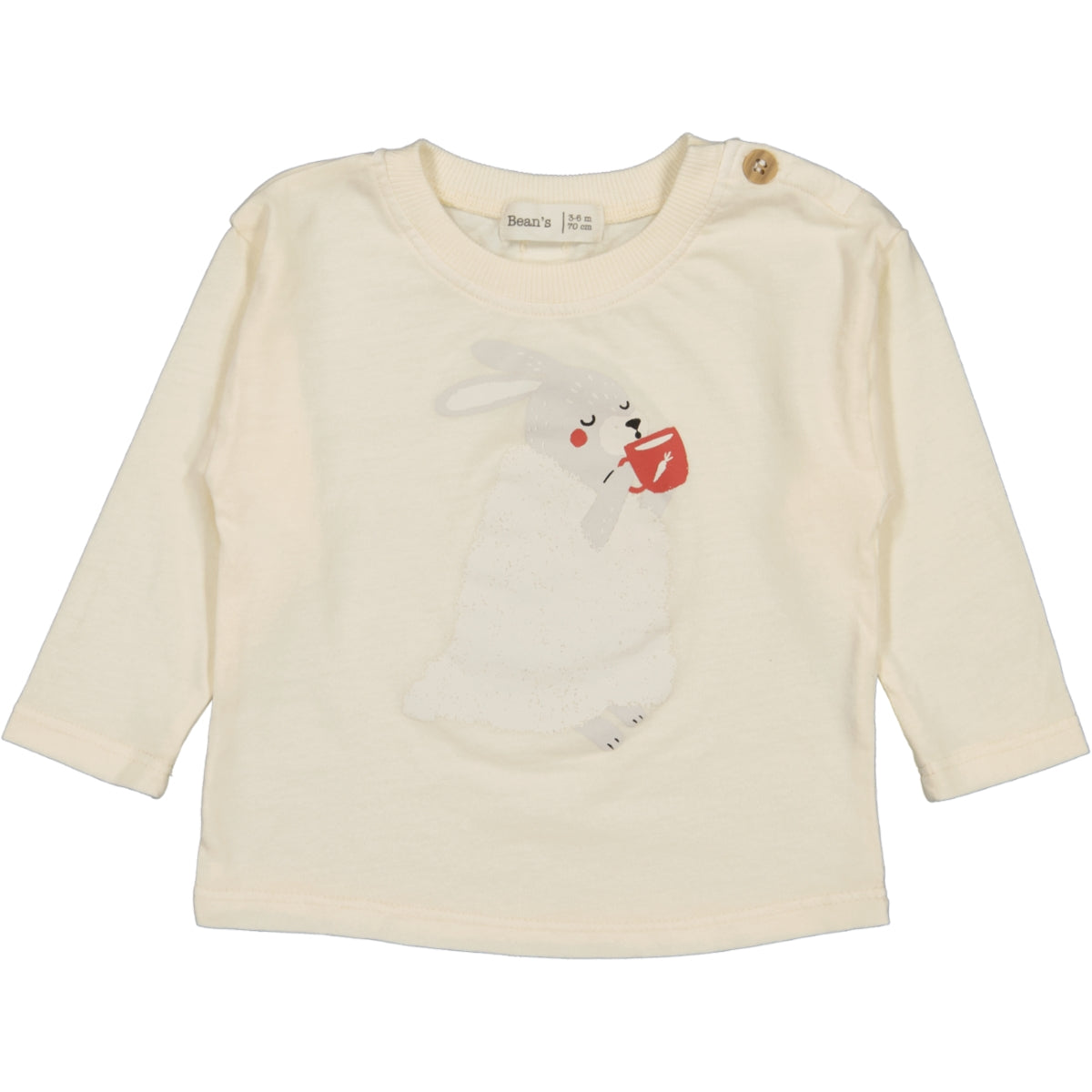 GAEL-T-shirt Print Rabbit Ecru