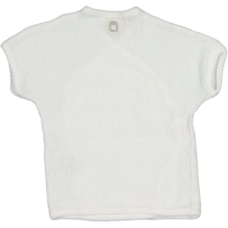 SEA- Pointelle wrap over T-Shirt