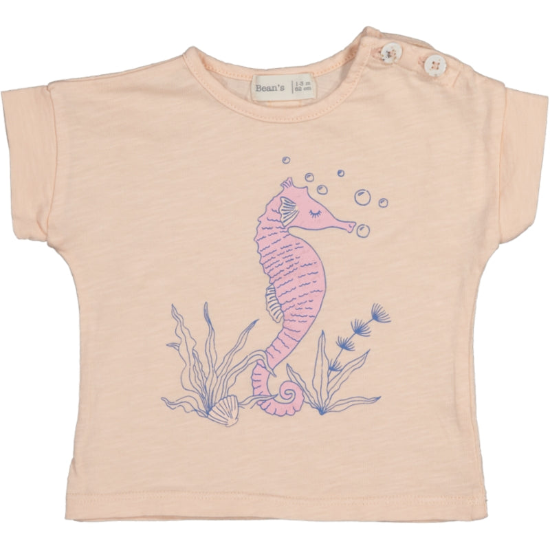 BEACH- Camiseta Seahorse Rosa