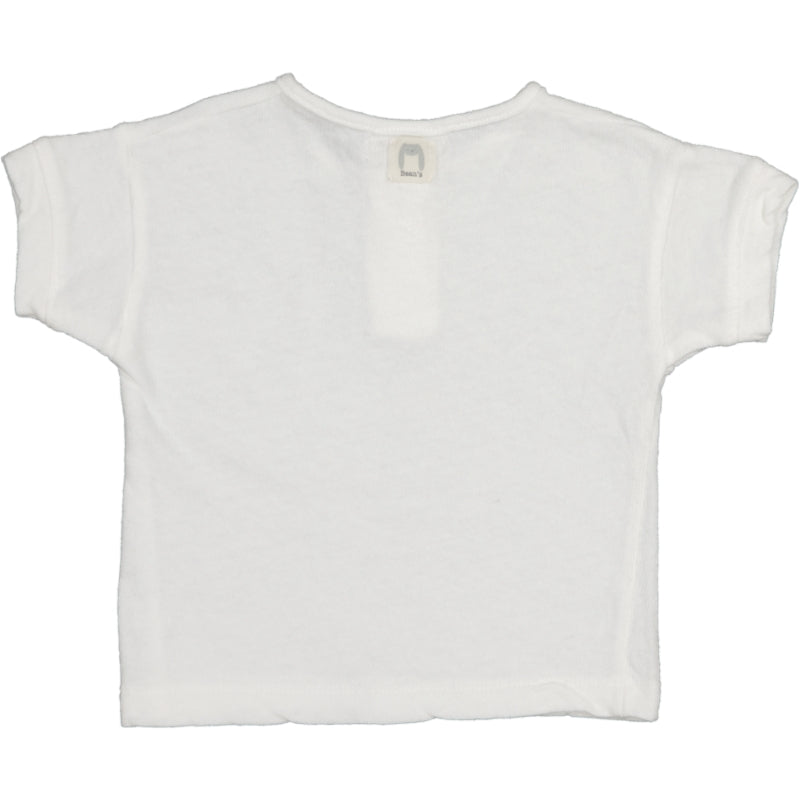 ICE CREAM- Cotton Linen T-shirt White