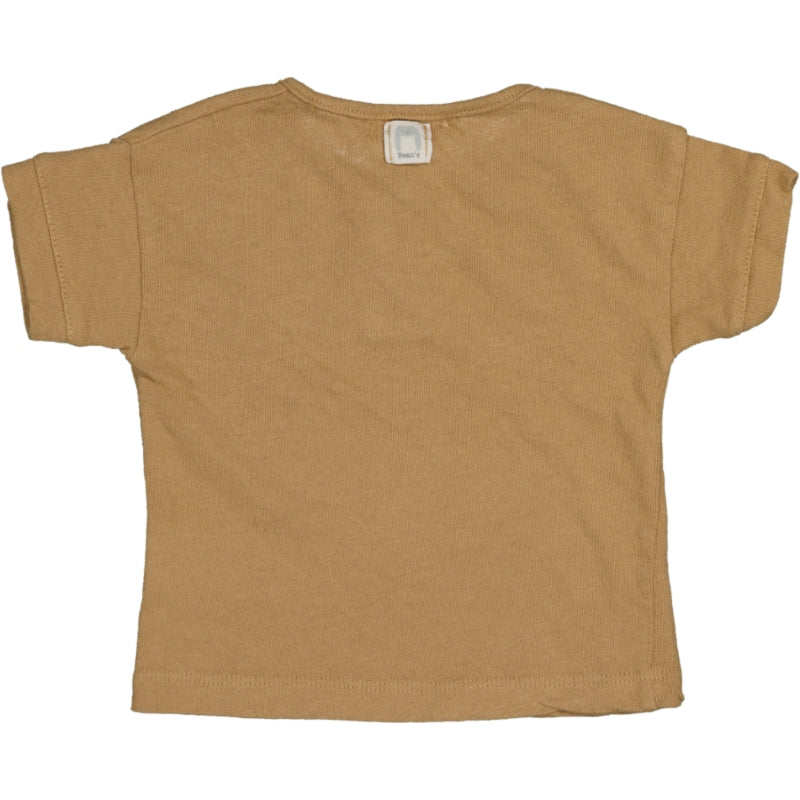 ICE CREAM- Cotton Linen T-shirt Tan