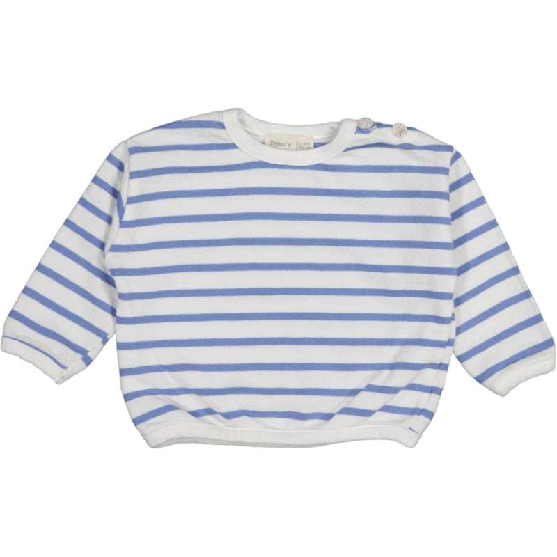 OCTOPUS-Striped  Sweatshirt Blue