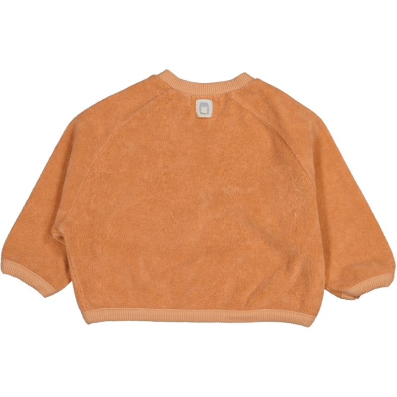 WHALE-Terry Turtle Sweatshirt Apricot