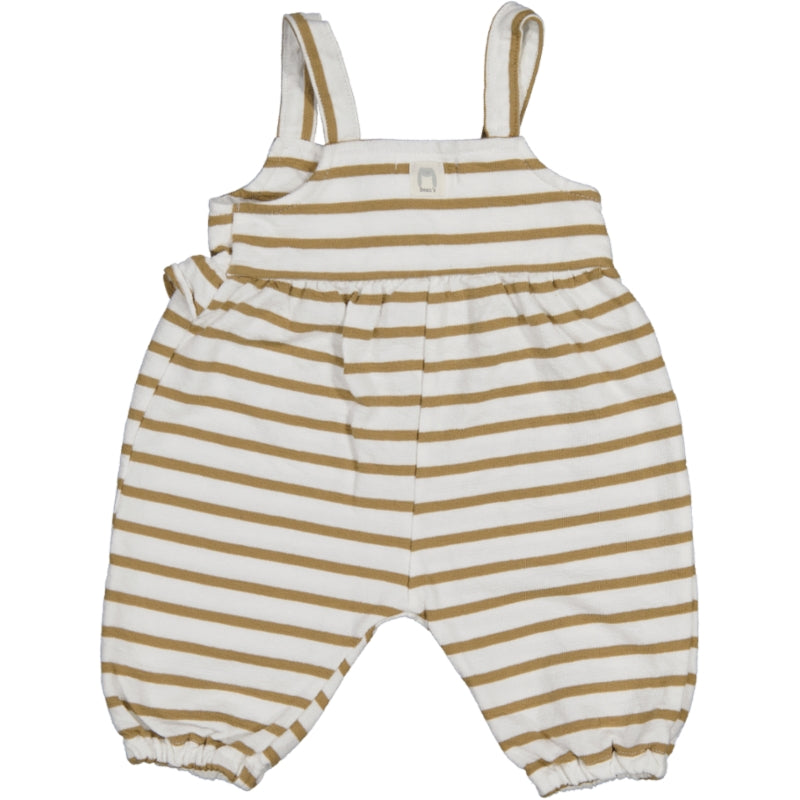 SEASHORE-Striped frilly Dungaree