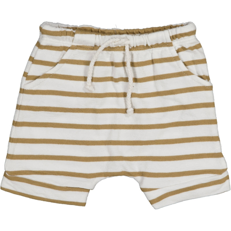 LOBSTER-Striped summer fleece Short Tan