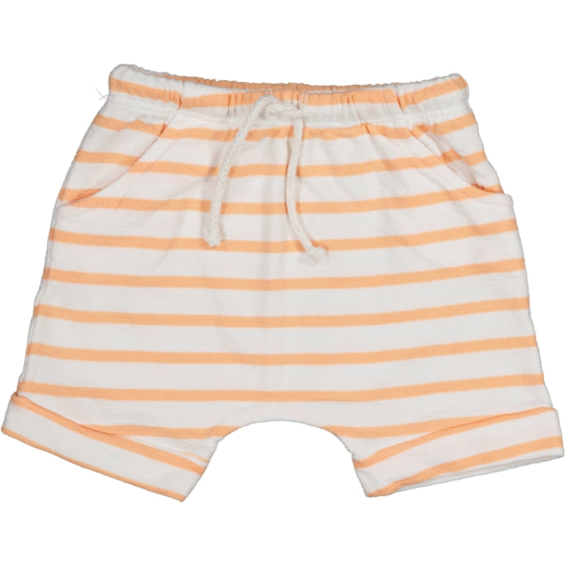 LOBSTER-Striped summer fleece Short Apricot